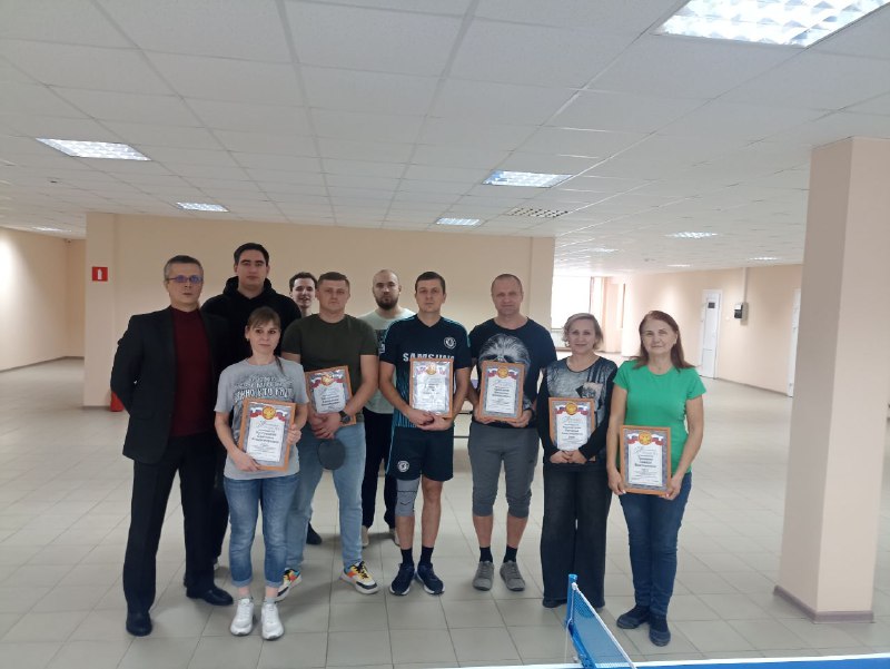 Заводчане определили сильнейших в настольном теннисе